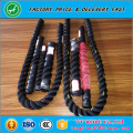 OEM heat-shrink end polyester gym training crossfit battle rope